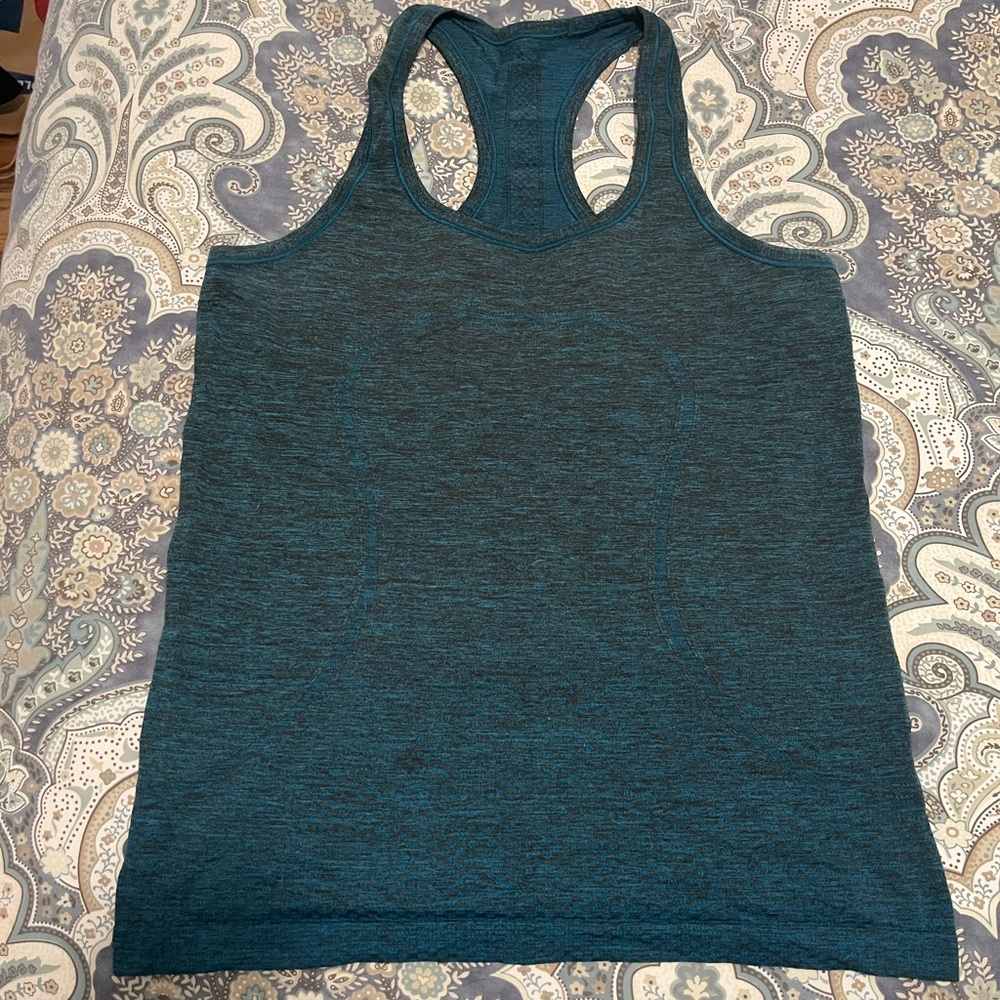 Lululemon Teal Racerback Tank Top
